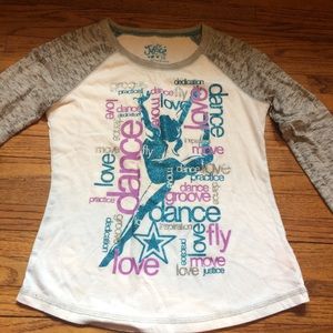 Justice Girls Long Sleeve Shirt Size 10